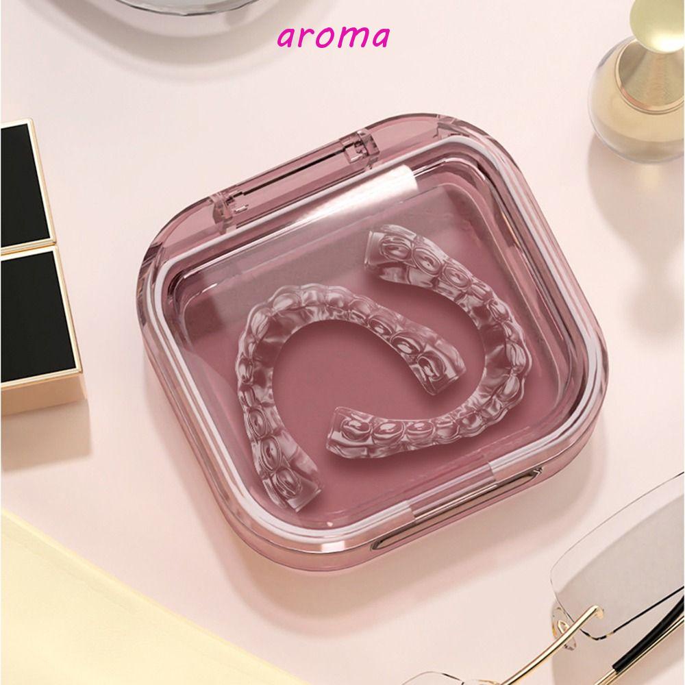 AROMA Hộp Đựng Chỉ Nha Khoa / Mỹ Phẩm Chia Ngăn Tiện Dụng Cho Nam Và Nữ