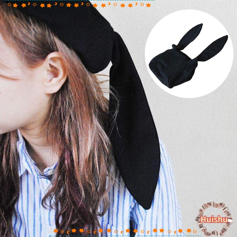 HS Mũ Beret Màu Đen Năng Động Thời Trang