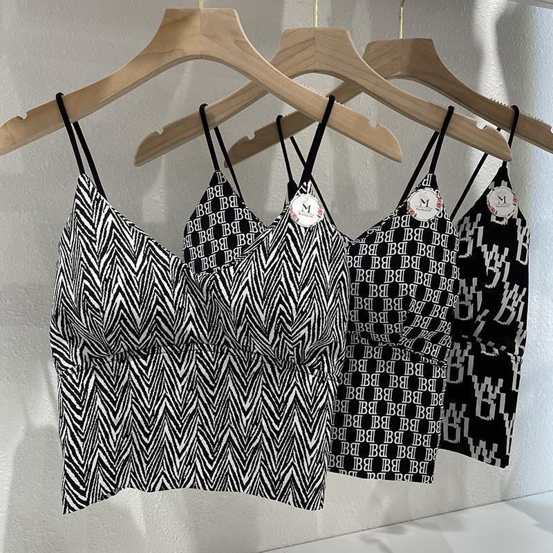 Áo Ngực Hai Dây In Họa Tiết Ngựa Vằn Thời Trang Mới 2023 Cho Nữ