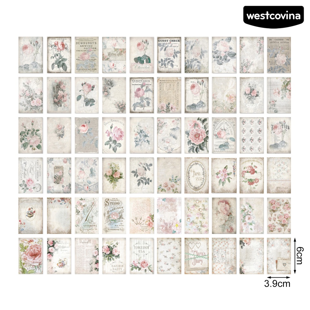 [WSTN]✎Sách Chắp Vá Họa Tiết Hoa Cổ Điển Giàu Có Thân Thiện Với Môi Trường