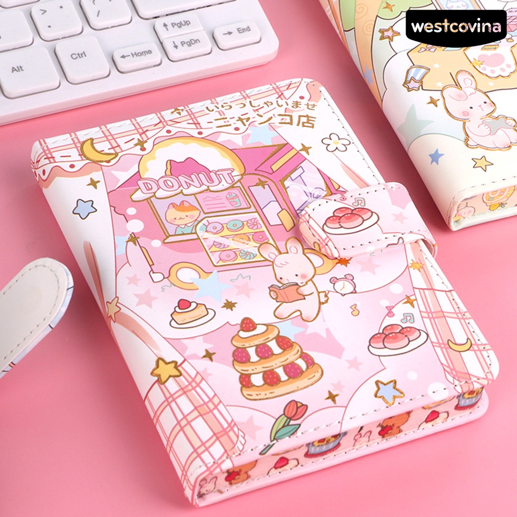 [WSTN] [WSTN]✎Bộ 128 Tờ Sách Agenda Chất Liệu Giả Da Mềm Mại