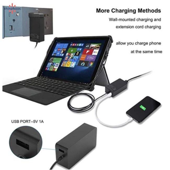 Bộ Sạc Laptop Cho Microsoft Surface Pro 3 / 4 / 5 / 6 36W44W15V2.58A