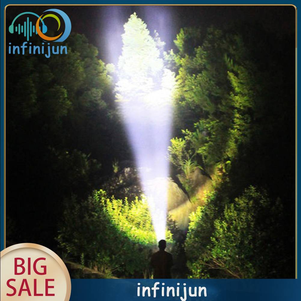 Đèn Pin XHP50 800LM COB LED 1200mAh IPX4 Type-C Sạc USB Tiện Dụng