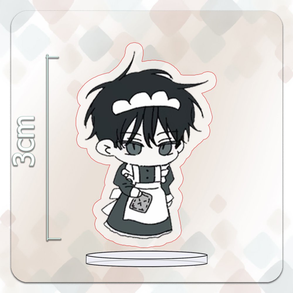 MÔ HÌNH Standee Low tide in twilight Đêm bên làn nước BL ver Maid acrylic anime mica chibi trang trí trưng bày