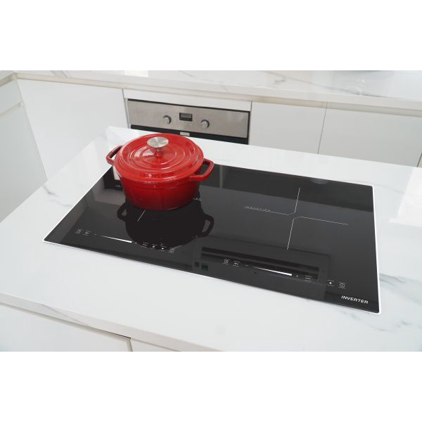 Bếp đôi điện từ Rapido RI4000BN/RI4000RD/RI4000BD/RI4000BS - 2 vùng bếp nấu rộng rãi - Hàng Bếp 3B