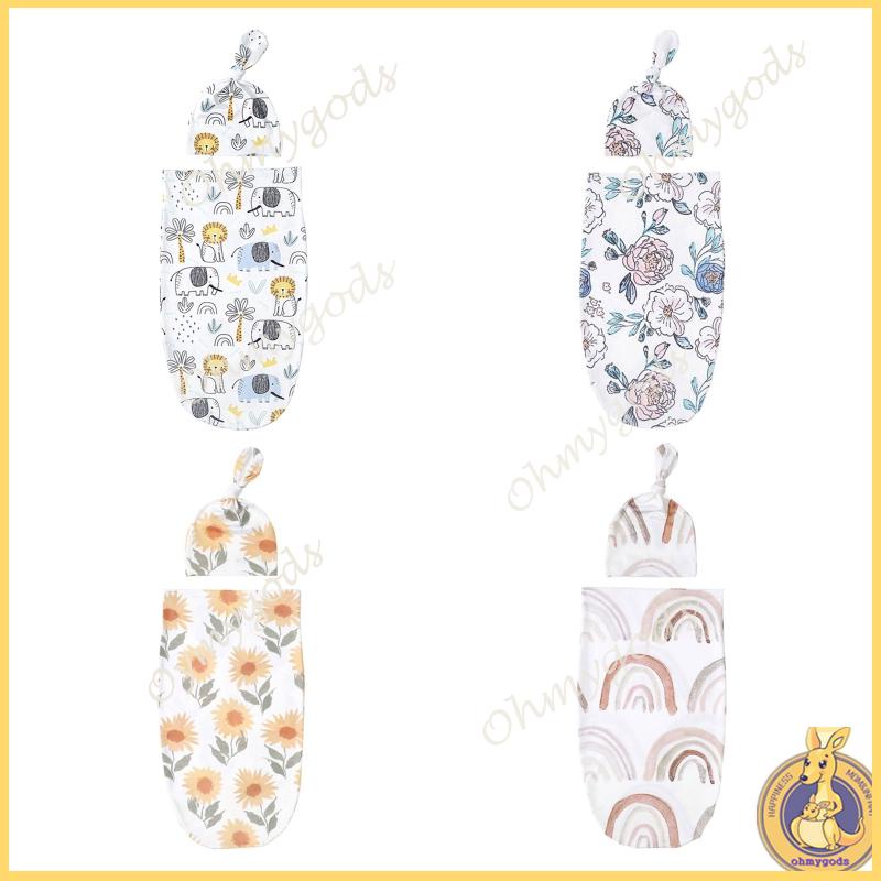 Bộ Khăn Quấn Và Nón Bằng Cotton Dành Cho Bé Chụp Ảnh