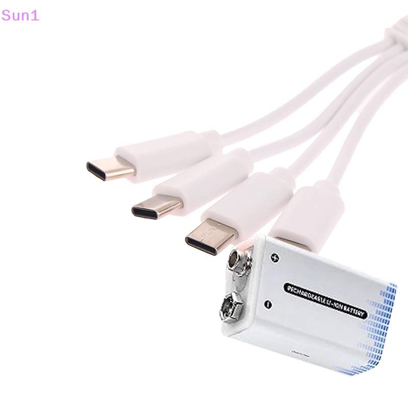 Cáp Sạc Sun1 > 9v li-ion Type-C 9v Cho Đồng Hồ Vạn Năng Kế Đồ Chơi