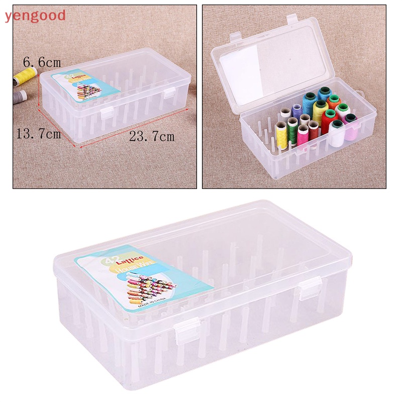 Hộp Đựng 42 Cuộn Chỉ May Vá Thủ Công Tiện Dụng