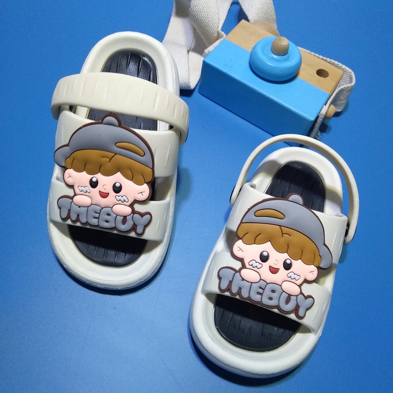 Xăng đan In Họa Tiết Hoạt Hình Thời Trang Mùa Hè Cho Bé Trai Và Gái 0-5 Tuổi