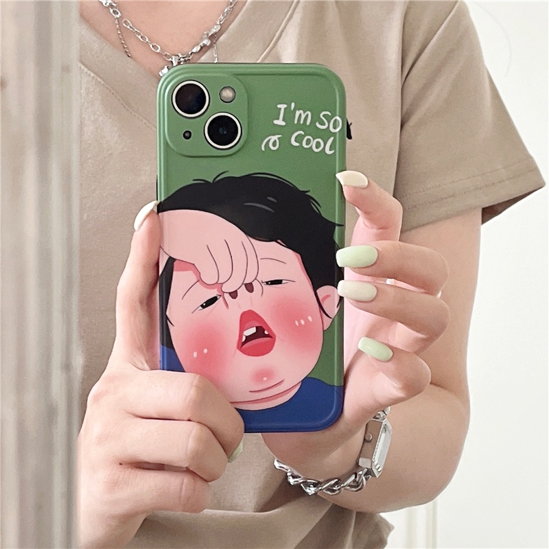 Ốp Điện Thoại Mềm Hình Hoạt Hình Vui Nhộn Cho IPhone14 14Pro 14ProMax 13 13Pro 13ProMax 12 12PRO 12ProMax 11