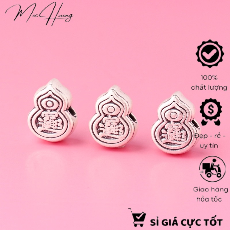 [S925] Charm bạc 3D hồ lô - MH754