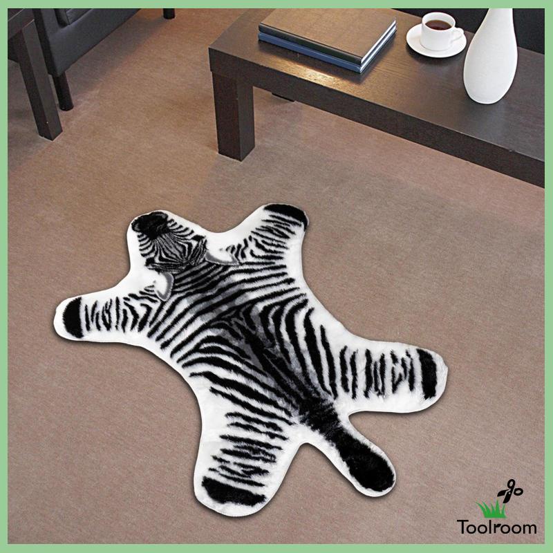 Thảm Lông Lót Sàn Mềm Mại Thoải Mái Họa Tiết Hổ Dễ Thương