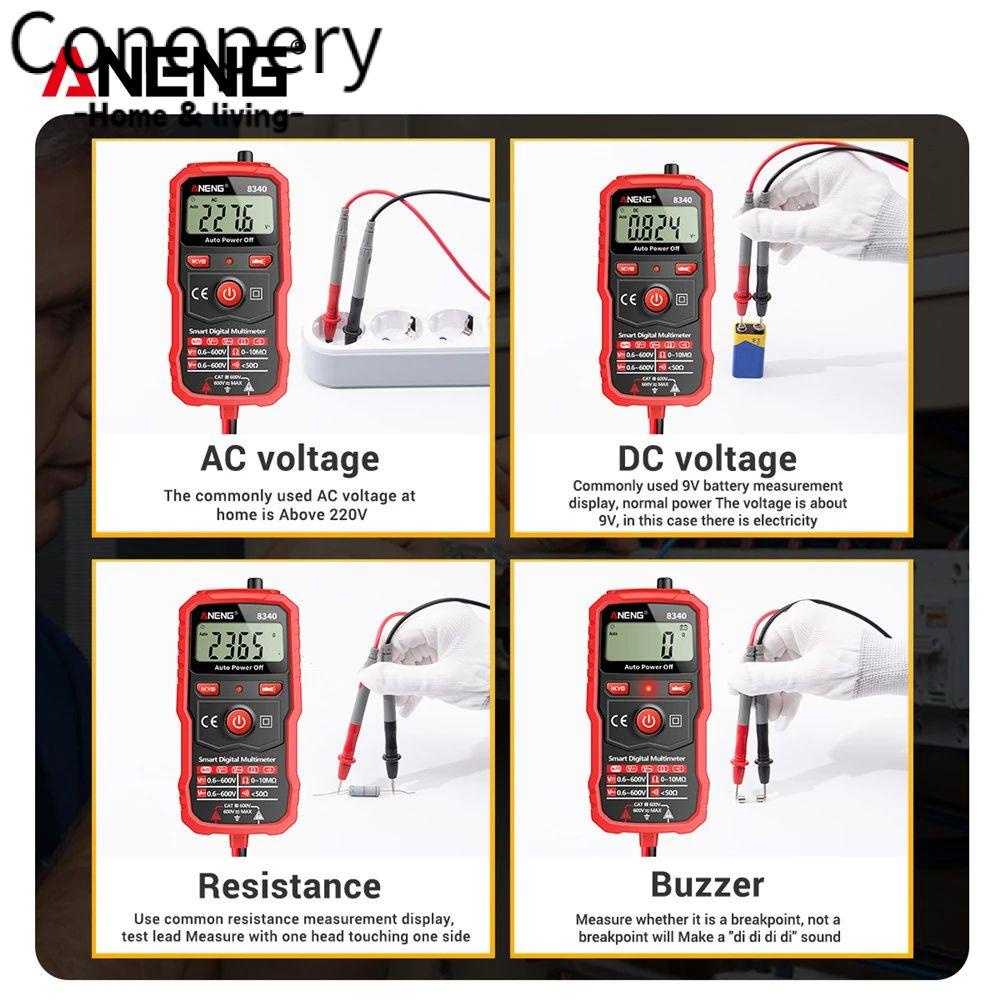 CONOPERY Máy Đo Vạn Năng Kỹ Thuật Số Thông Minh Độ Chính Xác Cao 1999