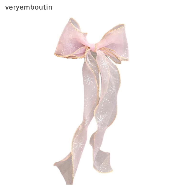 Kẹp Tóc Nơ Tua Rua Thời Trang Mùa Hè Cho Bé Gái