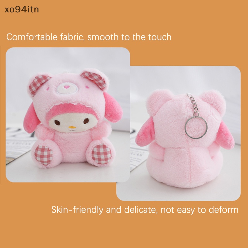 SANRIO Búp Bê Nhồi Bông 12cm Hình Nhân Vật Hoạt Hình Kuromi Hello Kitty My Melody Cinnamoroll