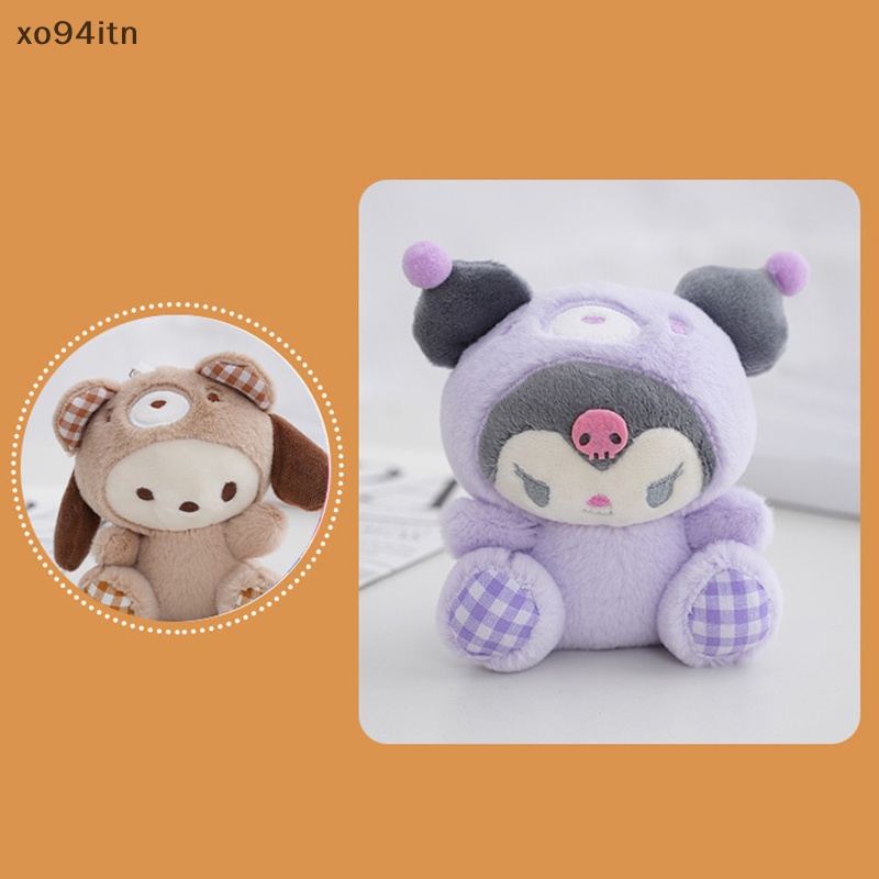 SANRIO Búp Bê Nhồi Bông 12cm Hình Nhân Vật Hoạt Hình Kuromi Hello Kitty My Melody Cinnamoroll