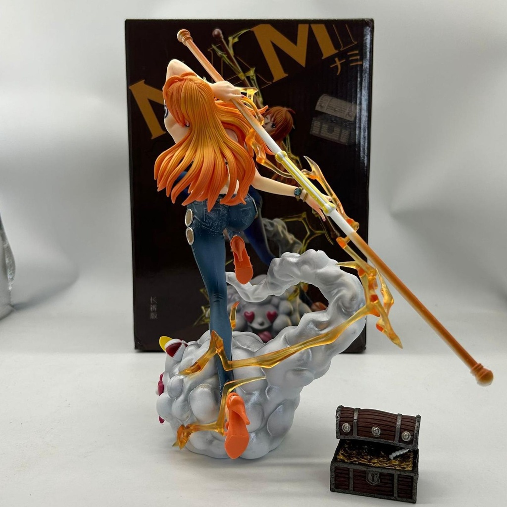 Mô hình Nami chiến đấu siêu đẹp, Cộng hưởng Zeus, cao 32 cm, có hộp màu - Mô hình One Piece