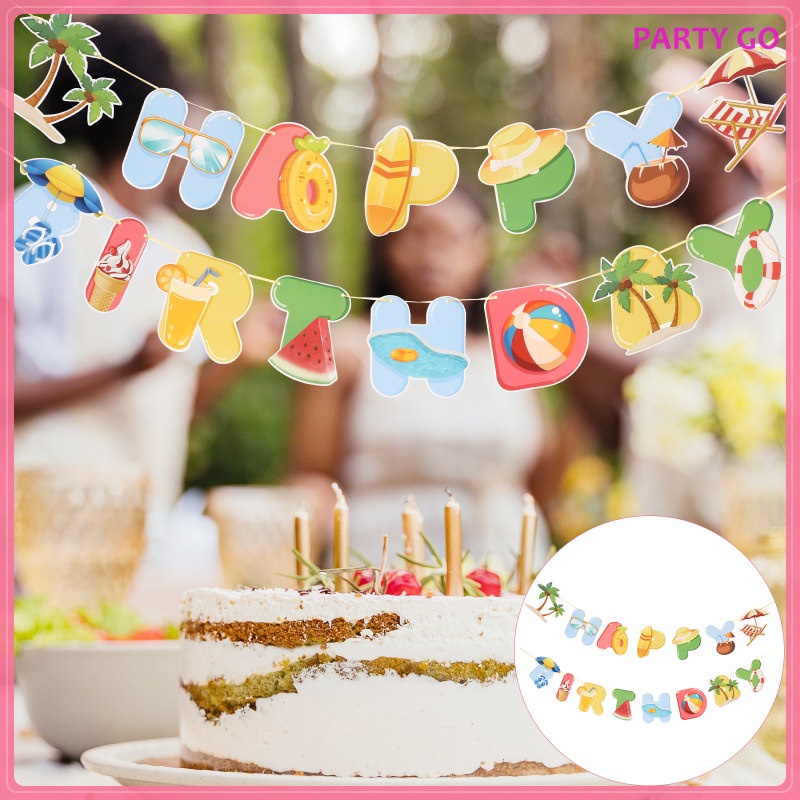 Dây Treo Trang Trí Tiệc Sinh Nhật Phong Cách Hawaii