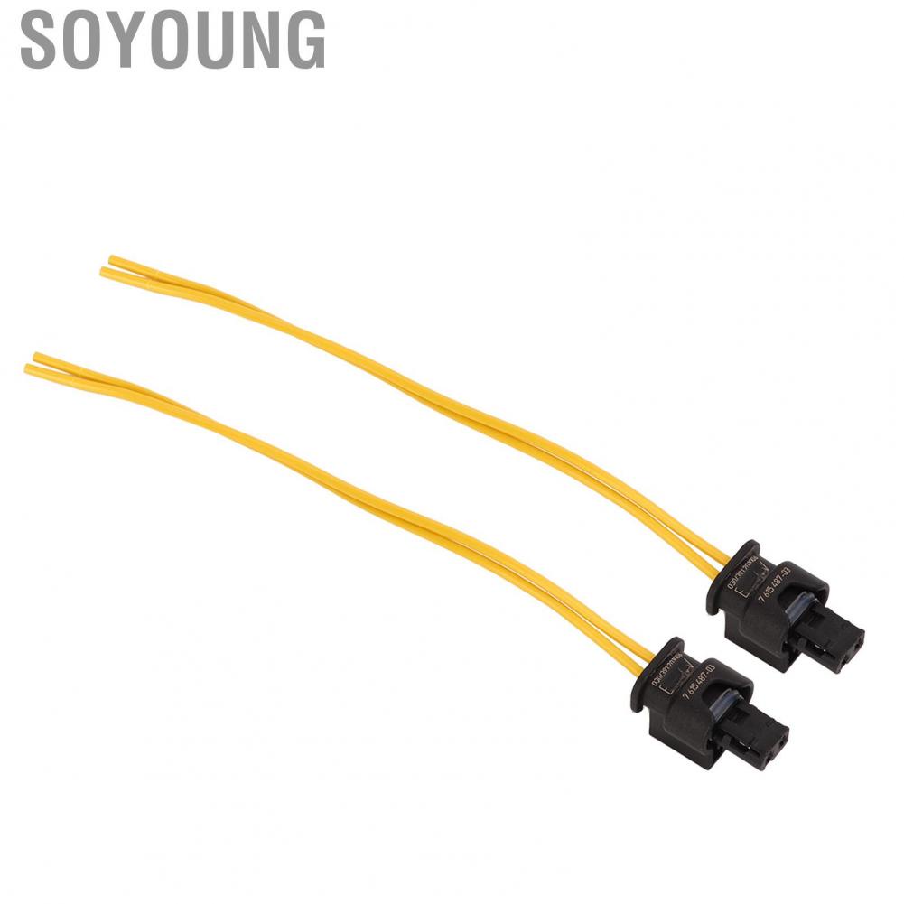 Soyoung 2Pcs ABS Connector Wiring Pigtail Replacement For Cls550 W218  Daytime