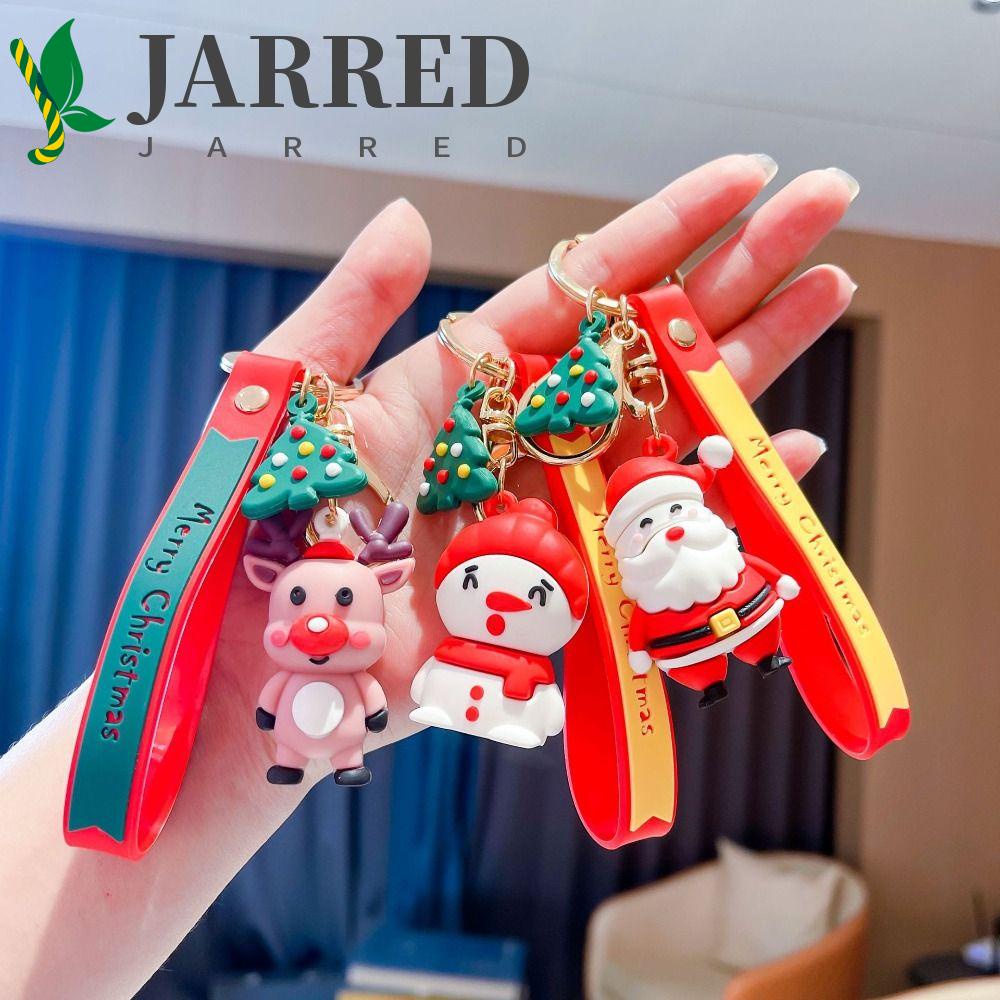 JARRED Móc Khóa Hình Búp Bê Ông Già Noel / Người Tuyết Dễ Thương