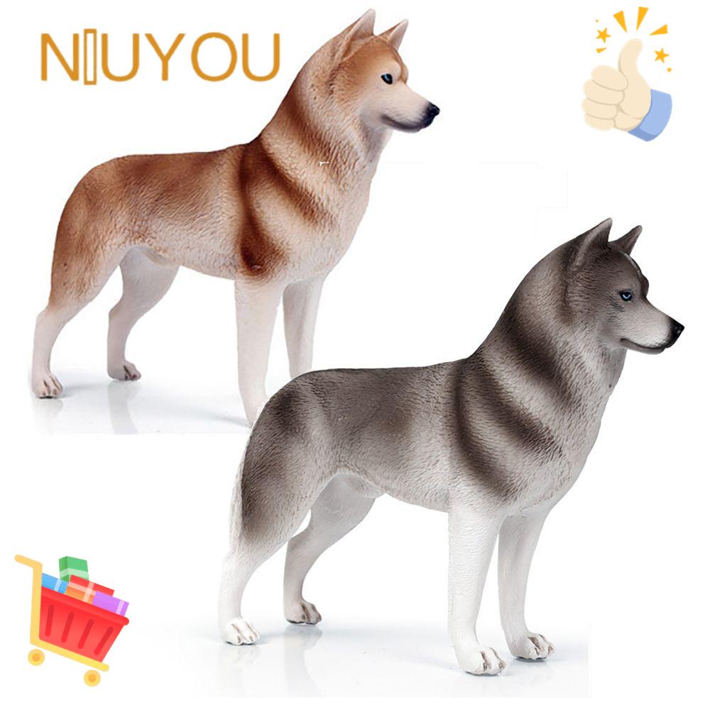 NIUYOU Đồ Chơi Mô Hình Chú Chó Dễ Thương Xinh Xắn Cho Bé