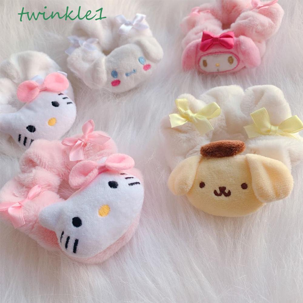 TWINKLE Dây Cột Tóc Lông Nhung Hình Thỏ Phong Cách Lolita Dành Cho Nữ