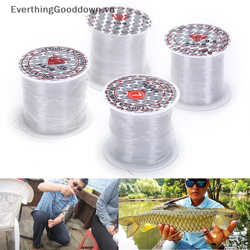 Everthinggooddown Cuộn Dây Câu Cá Bằng Nylon PE Siêu Mạnh Mẽ