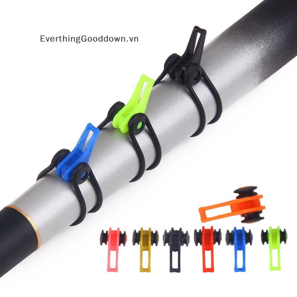 Everthinggooddown Set 10 Phụ Kiện Giá Đỡ Móc Câu Cá Bằng Nhựa An Toàn vn