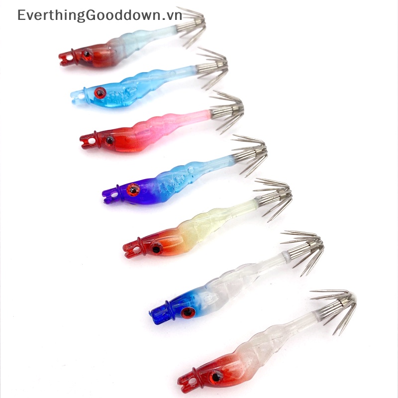 Everthinggooddown Ống Thổi Mồi Câu Cá Hình Bạch Tuộc 5cm