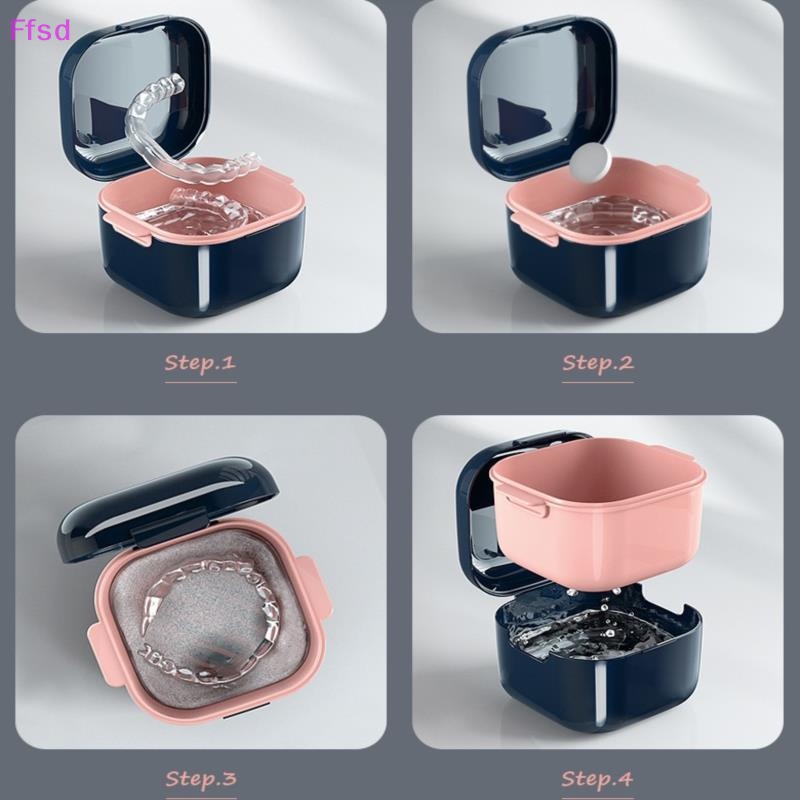 {Ffsd} Hộp Ngâm Răng Vô Hình Làm Sạch Chỉnh Hình * Bán Chạy