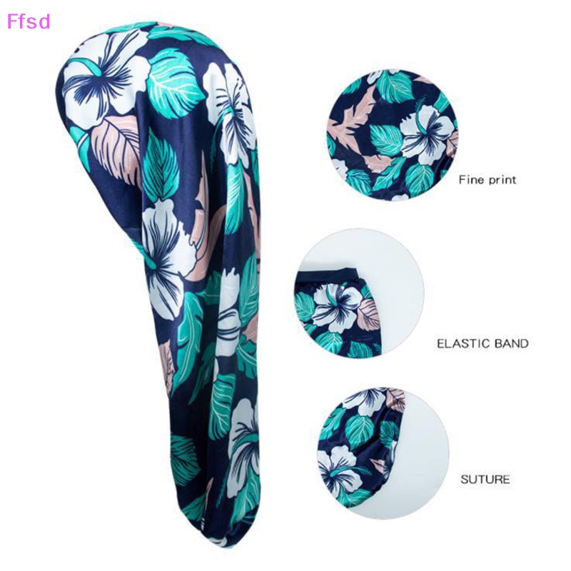 {Ffsd} Mũ Trùm Đầu Ngủ Sa Ban Đêm Chăm Sóc Tóc Dài Lớn Cho Nữ