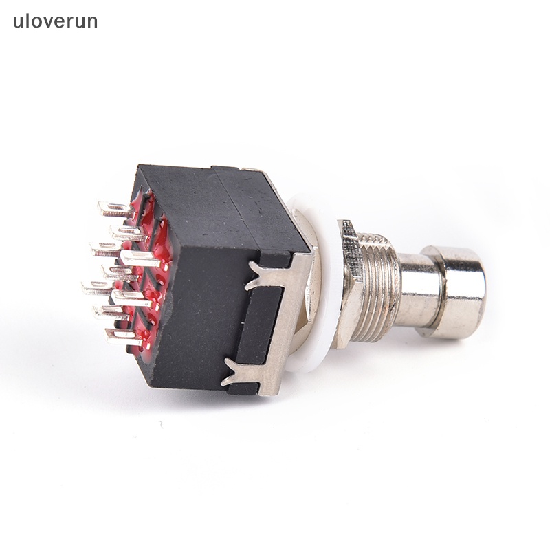 Uloverun Hộp Đựng Phơ Đàn Guitar 1x 9-pin 3PDT Bằng Kim Loại Tiện Dụng