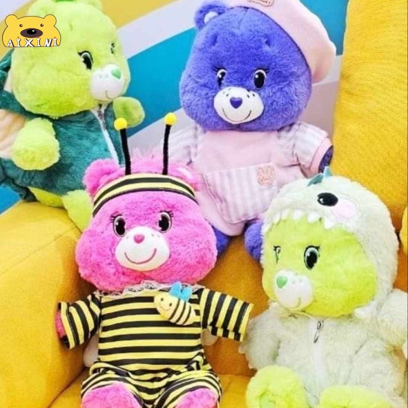 30cm Care Bear Gấu Bông Màu Cầu Vồng Đáng Yêu Dành Cho Gấu nhồi bông mềm mại phong cách phong cách