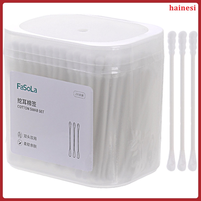 Tăm Bông Cotton Hai Đầu Nhọn Dùng Cho Trẻ Em