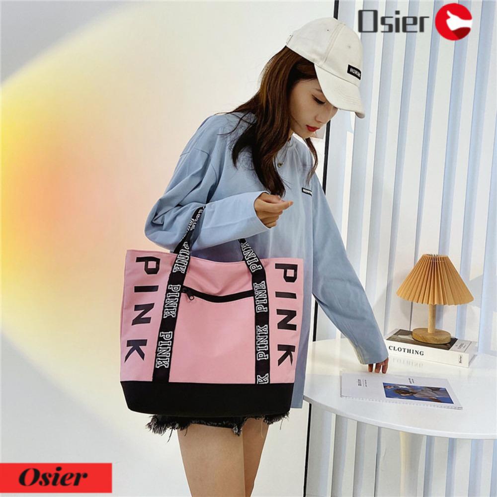 OSIER1 Túi Xách Tote Chất Liệu Nylon Thiết Kế Đơn Giản Thời Trang Cho Nữ
