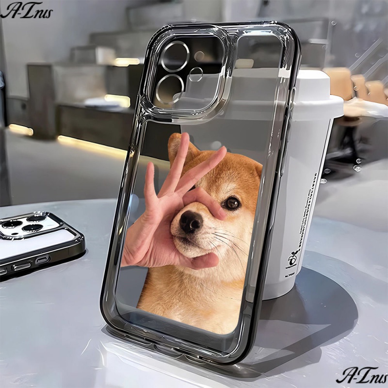 Ốp Điện Thoại Dẻo Họa Tiết Hoạt Hình Chú Chó Dễ Thương Chống Bụi Bẩn Cho iPhone 12 8117iPhone14Promax 13 PMM4