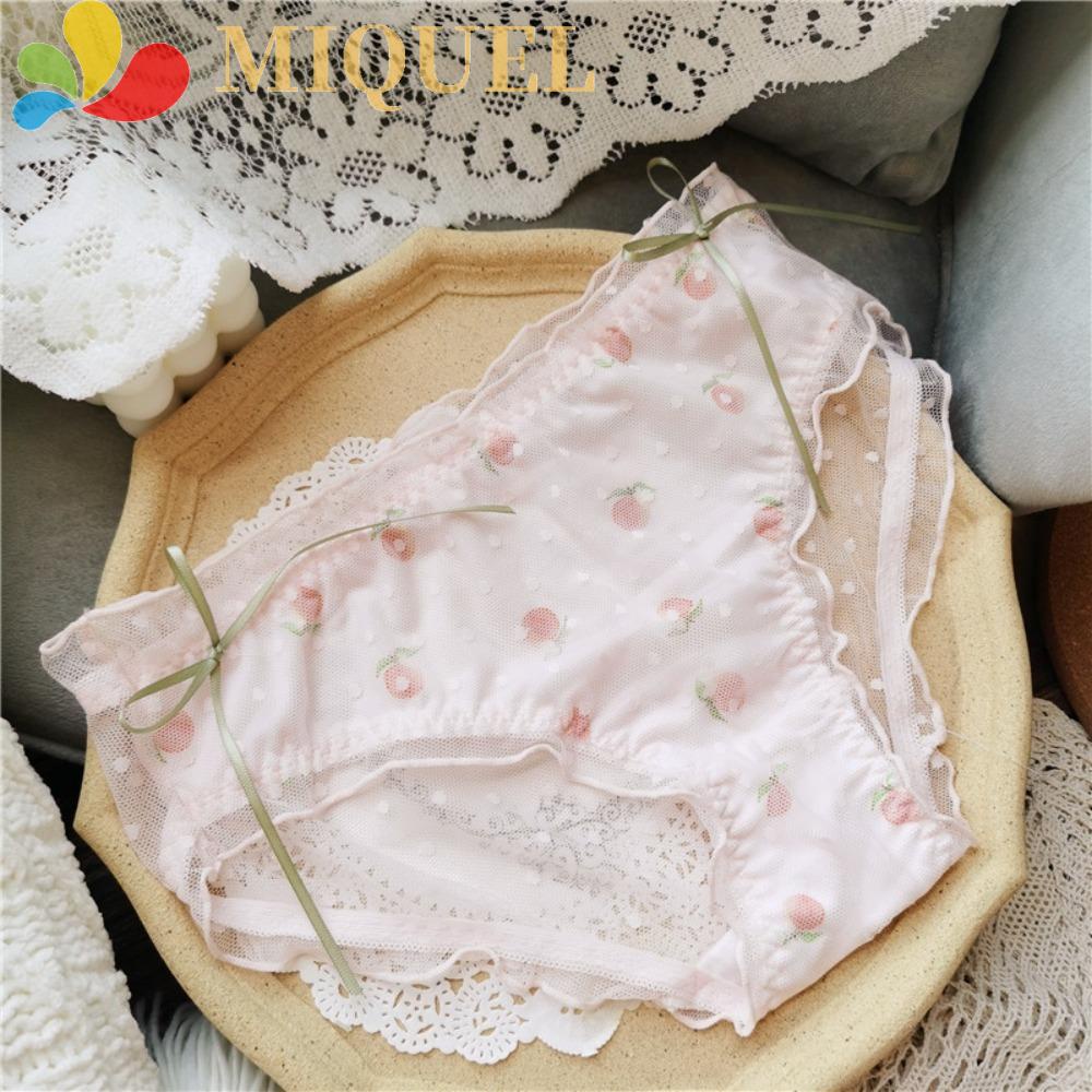 MIQUEL Quần Lót Cotton Mềm Mại Thoáng Khí Chống Vi Khuẩn Cho Nữ