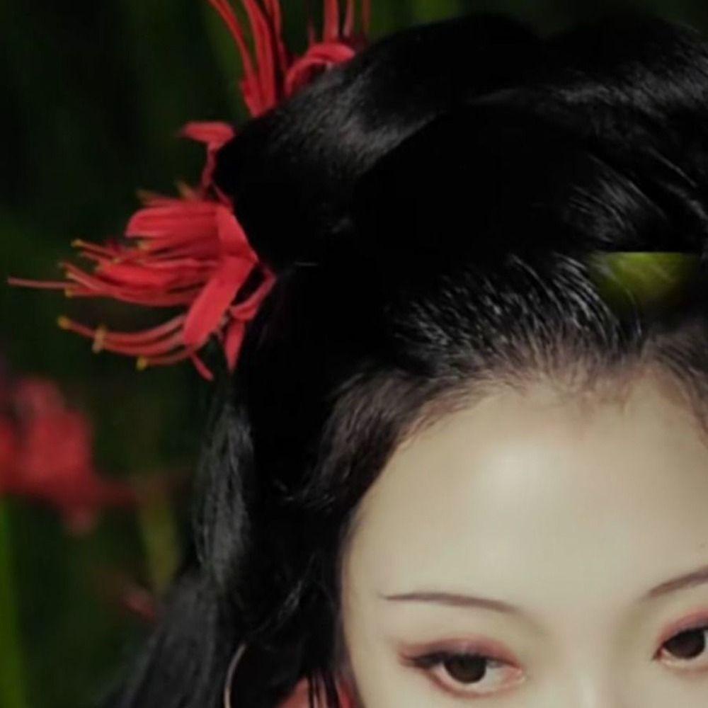 LOMBARD Trâm Cài Tóc Hoa Lycorisradiata Cỡ Lớn Phong Cách Trung Hoa