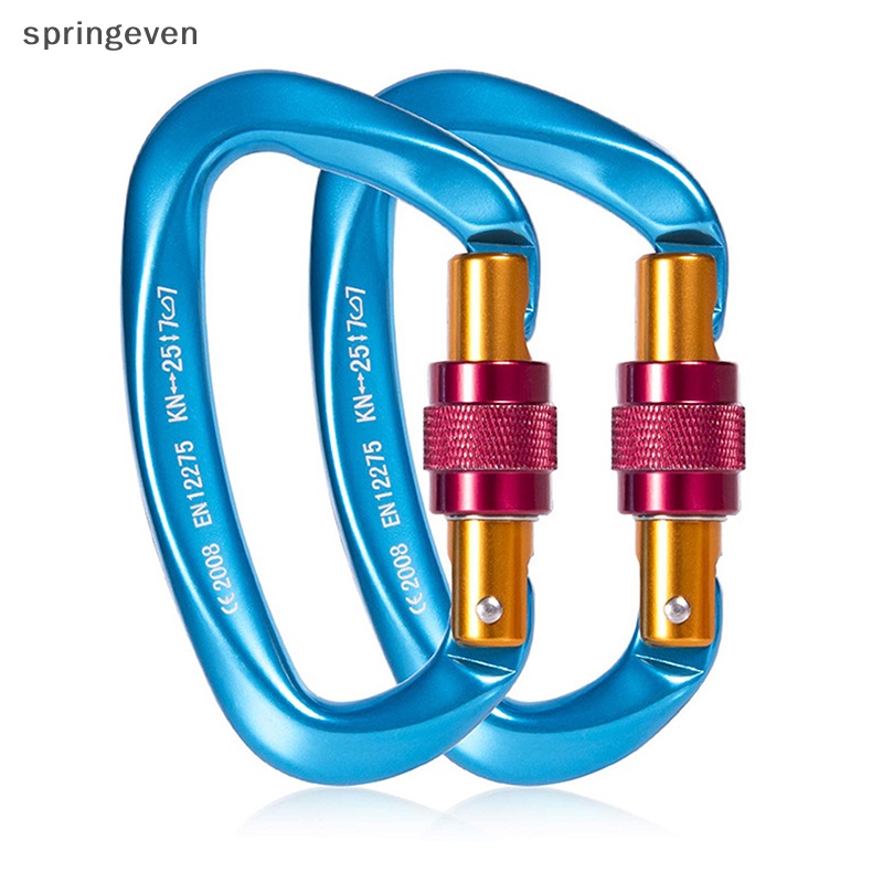 Móc Khóa Leo Núi / Tập Yoga Hình Chữ D Bằng Nhôm Tiện Dụng