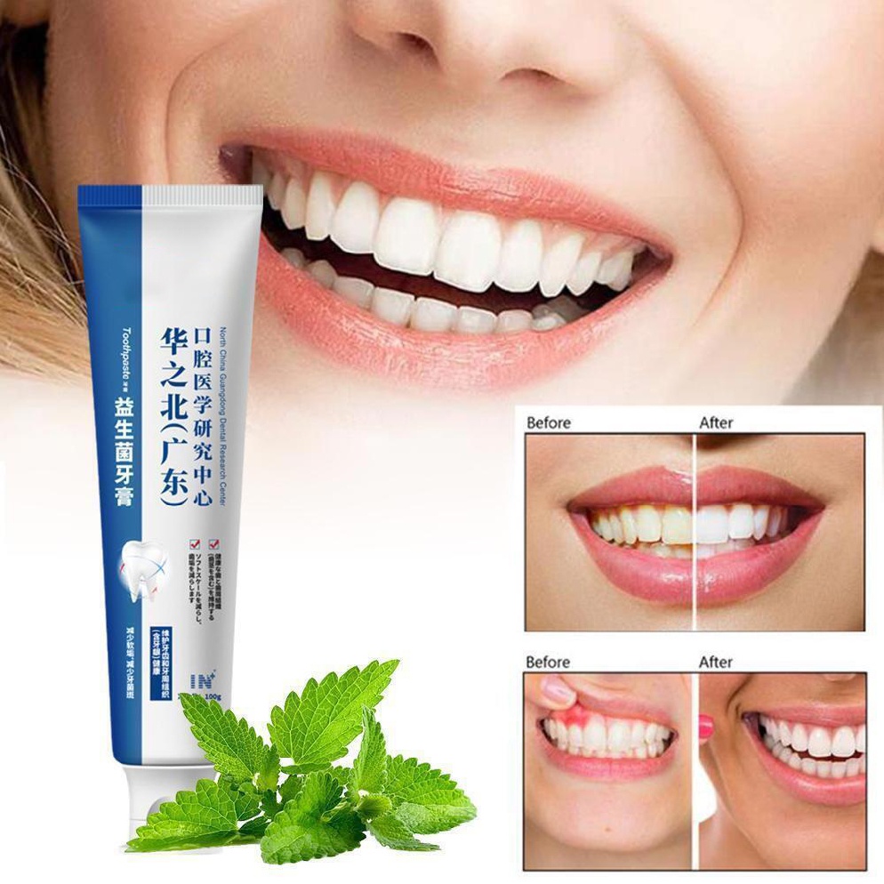 Probiotics Whitening Toothpaste Teeth Brightening Stain Removing Cleaning