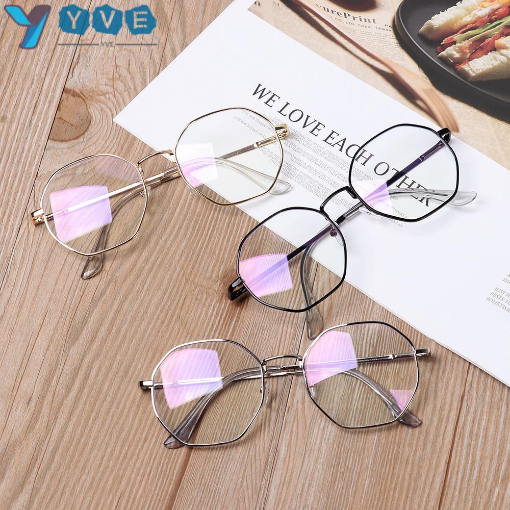 YVE Mắt Kính Chống Ánh Sáng Xanh Hình Bát Giác Thời Trang