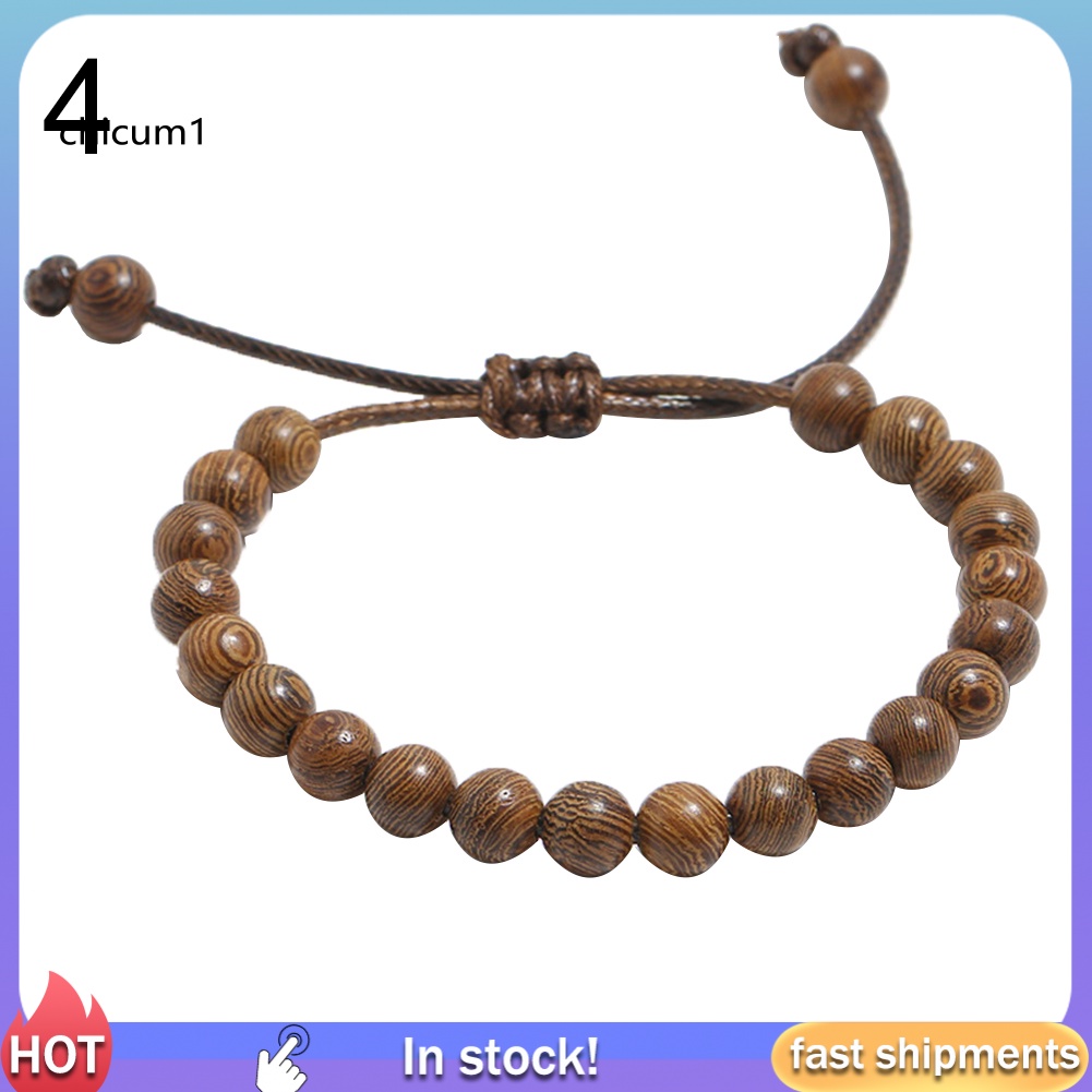 Vòng Tay Chuỗi Hạt Gỗ Handmade Unisex