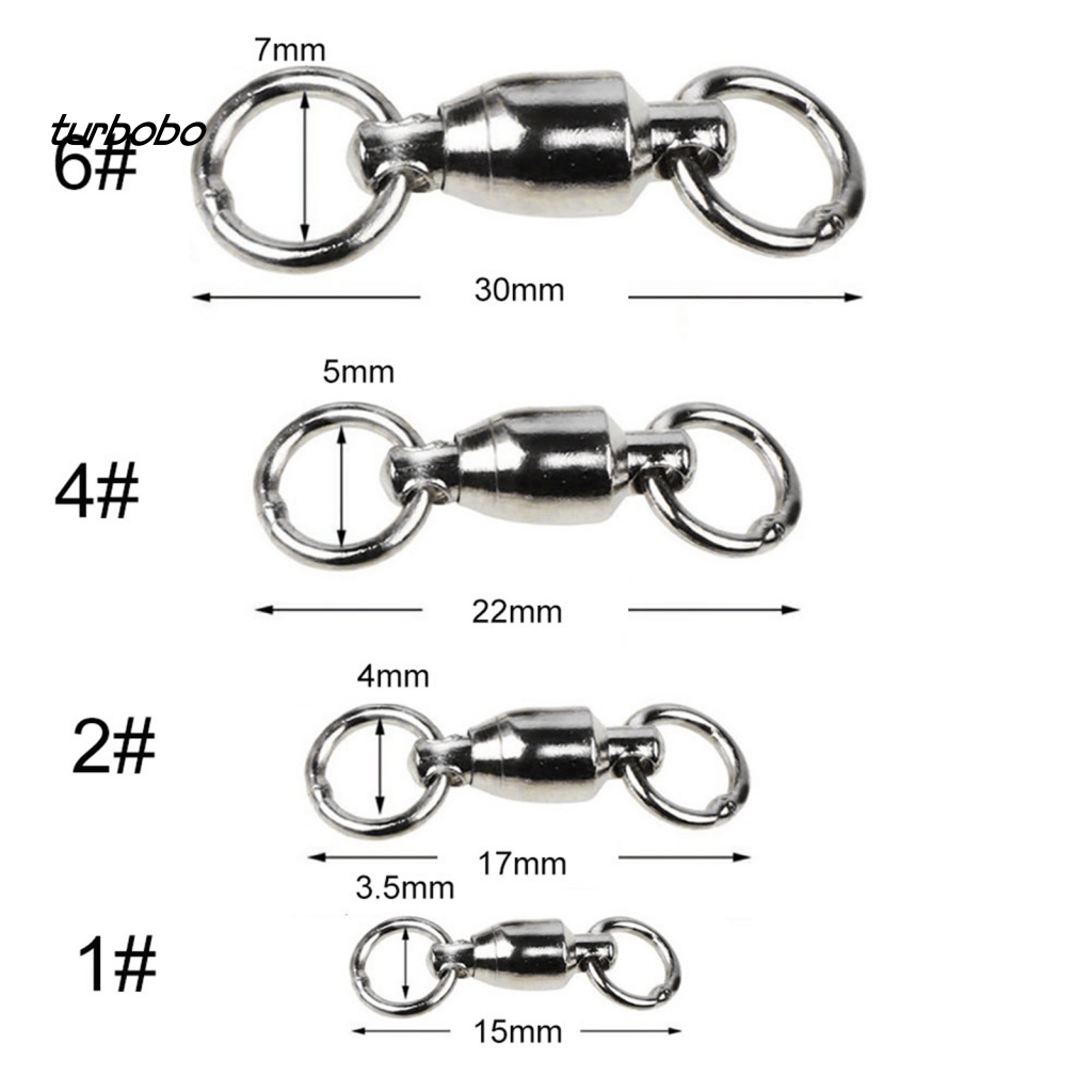 Set 30 Khoen Móc Câu Cá Bằng Thép Không Gỉ