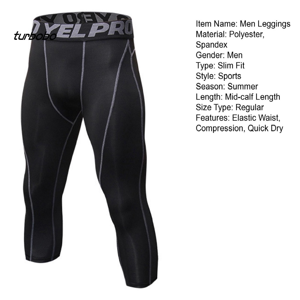 Turbobo Quần Thể Thao Chất Liệu Polyester Thấm Hút Mồ Hôi Nhanh Khô Cho Nam