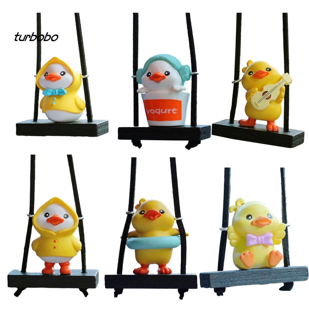Dây Treo Trang Trí Xe Hơi Hình Chú Vịt Vàng Thân Thiện Với Môi Trường