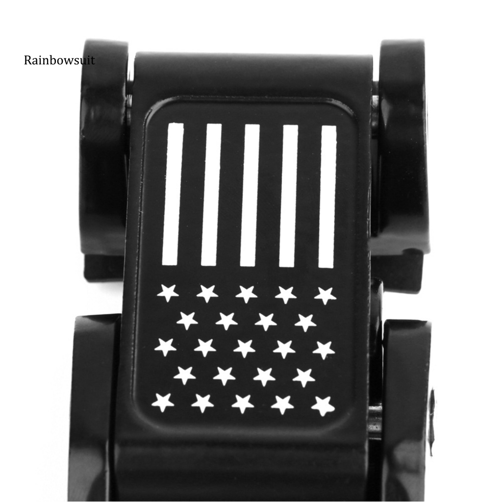 1 Cặp Chốt Khóa Mui Xe Bằng Hợp Kim Nhôm Cho Jeep Wrangler JK JL 07-21