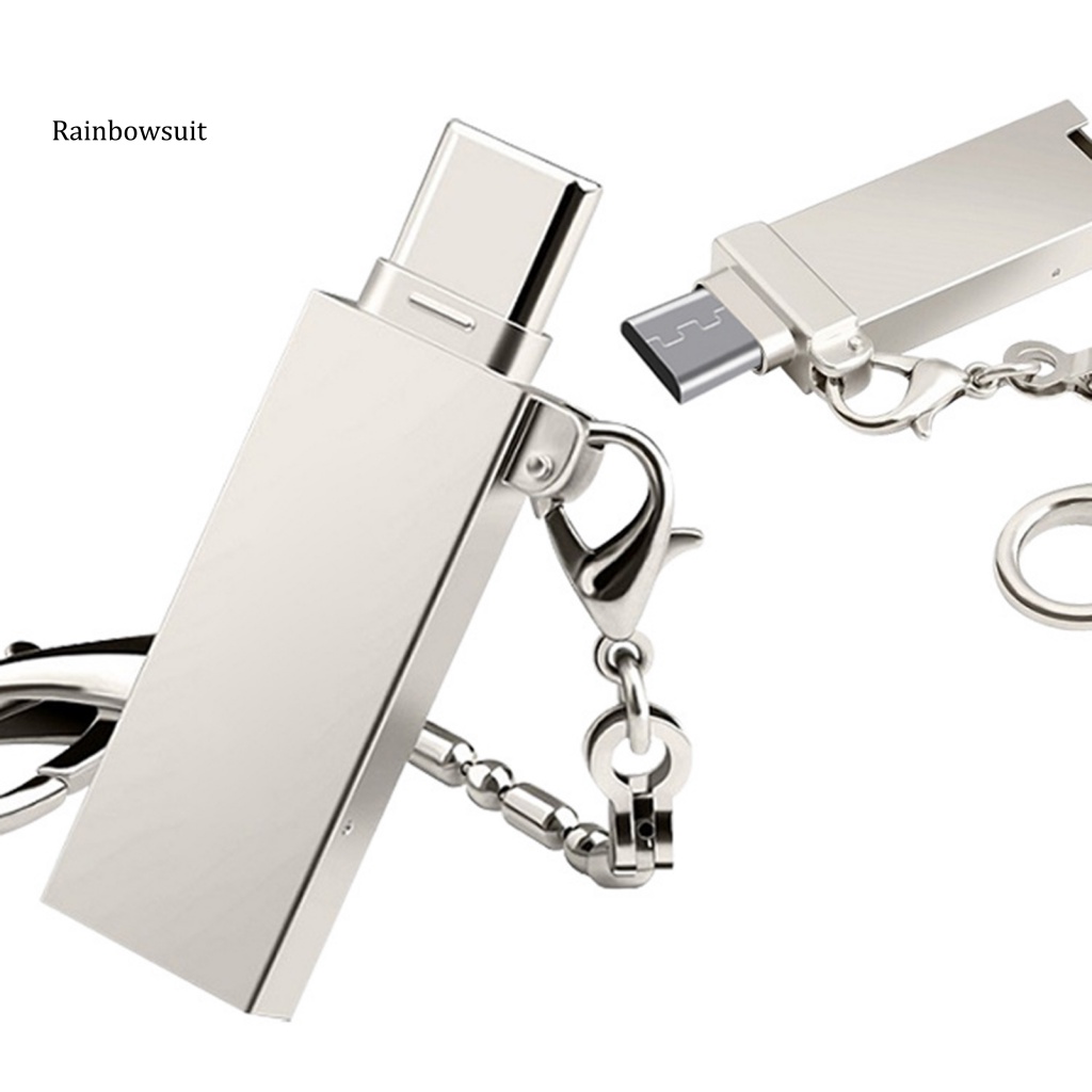 Đầu Đọc Thẻ Nhớ TF 2 Trong 1 Tốc Độ Cao USB 20 Type-C / Micro USB OTG Cho Điện Thoại