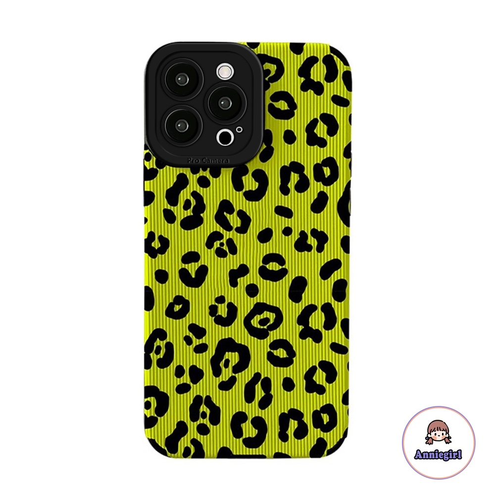 Ốp Điện Thoại TPU Mềm Họa Tiết Da Báo Màu Dạ Quang Cho IPhone 14 Pro Max 11 13 Pro Max 12 Pro Max X XS XR 7 8 Plus