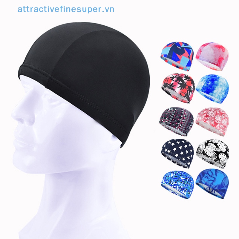 Afs Mũ Bơi Nylon Co Giãn Siêu Mỏng Bảo Vệ Tai Cho Nam Nữ