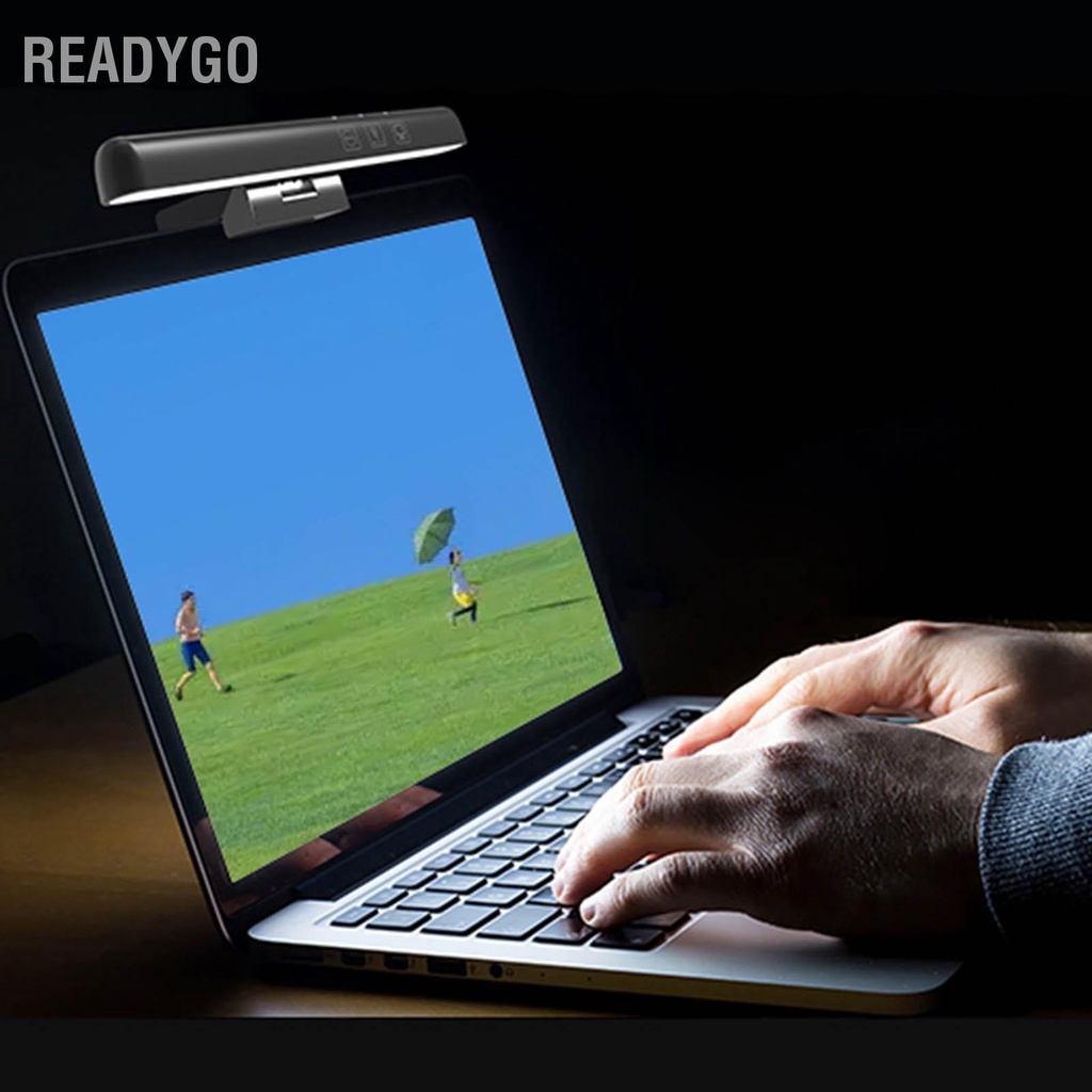 ReadyGo Có hàng sẵn Laptop Màn Hình Thanh Đèn Chuyên Nghiệp Bất Đối Xứng Nguồn Sáng Công Tắc Cảm Ứng Giao Diện Loại C Máy Tính